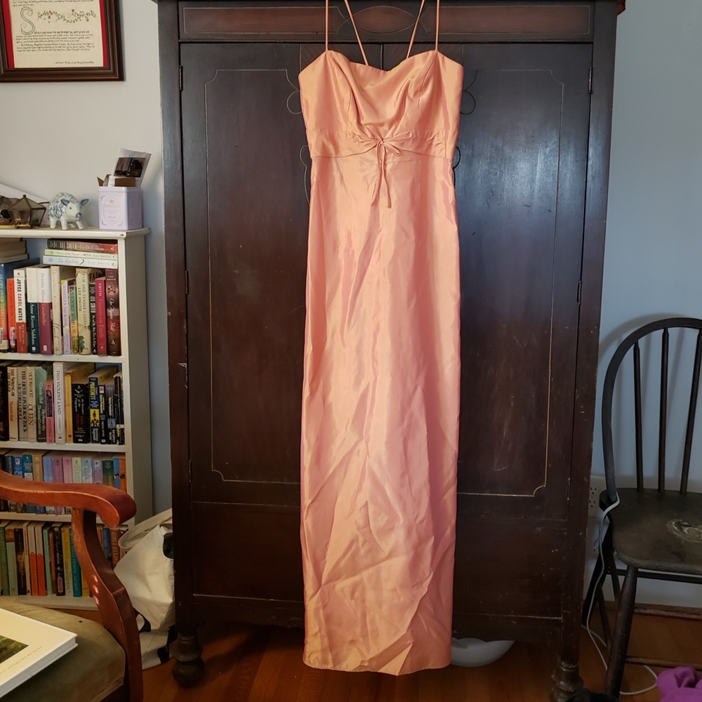 Gorgeous vintage rose gold gown - Jim Hjelm 8